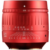 TTArtisan 50mm f/0.95 Lens for Leica M-Mount (Red)