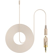 Deity W.Lav Micro DA4 Omni Lavalier Microphone with Microdot to TA4F Adapter (Beige)