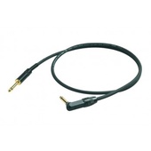 Proel TS to 90 Degree Angle TS - Spiral Shield Cable (1m)