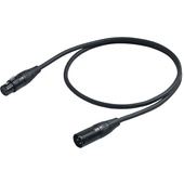 Proel DMX Lighting FXLR to MXLR 3Pin Cable (5m)