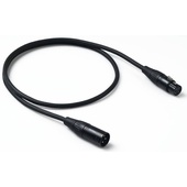 Proel FXLR to MXLR Spiral Shield Mic Lead Cable (Black, 3m)