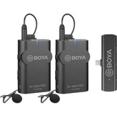 BOYA BY-WM4 PRO-K6 Two-Person Digital Wireless Omni Lavalier Microphone System for USB-C Devices