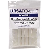 Ursa FOAMIES for Lavalier Microphones 12 Pack (White)