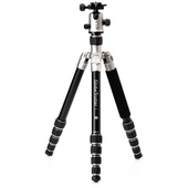 MeFoto GlobeTrotter Aluminium Travel Tripod Kit (Titanium)