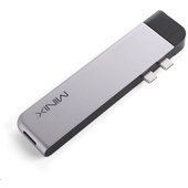 MiniX NEO C-DH Dual HDMI Multimedia Adapter (Space Grey)