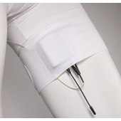 URSA Thigh Strap with Vertical Pouch (White)