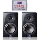 Icon Pro Audio Dual DT-5A Air Active Studio Monitors and AirCon DT-AR1 Wireless Controller