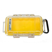 Pelican 1015 Micro Case (Yellow/Clear)