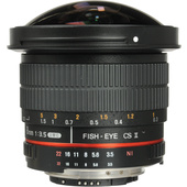 Samyang 8mm f/3.5 HD Fisheye Lens with Removable Hood (Nikon)