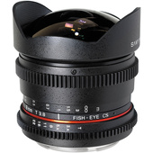 Samyang 8mm T/3.8 Fisheye Cine Lens VDSLR for Nikon