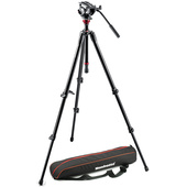 Manfrotto MVH500AH Fluid Head & 755XB Tripod with Carrying Bag