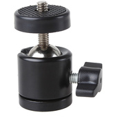 1/4" Mini Hot Shoe Ball Head Mount ( 1/4" base)