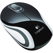 Logitech M187 Wireless Mini Mouse (Black)