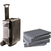Pelican 1560 Carry on Case with Mobility Kit (Black)