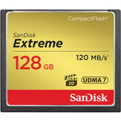 SanDisk 128GB Extreme CompactFlash Memory Card