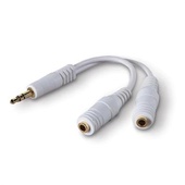 Belkin Speaker and Headphone Splitter (White)