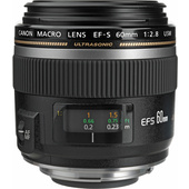 Canon EFS 60mm f2.8 Macro USM Digital Lens