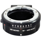 Metabones Nikon G Lens to Micro Four Thirds Lens Mount Adapter (Matte Black)