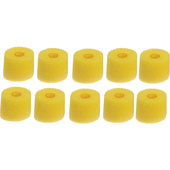 Shure Yellow Foam Sleeves - 5 Pair