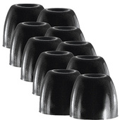 Shure Black Foam Sleeves - 10 Medium