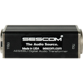 Sescom SES-AES-EBU-2 BNC Female to XLR Male AES/EBU Impedance Transformer