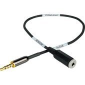 Sescom IPHONE-ADAPT-3 iAdapt iPhone/iPod/iPad TRRS Plug to TRRS Jack Adapter Cable