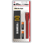 Maglite SP+P03H Mini Maglite Pro+ 2AA LED Flashlight with Holster (Red)