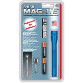 Maglite Mini Maglite 2-Cell AAA Flashlight with Clip (Blue)