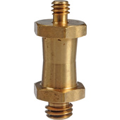 Manfrotto 037 Reversible Short Stud, with 3/8" & 1/4"-20 Threads (Brass)