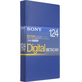Sony BCT-D124L 124 Minute Large Digital Betacam Cassette