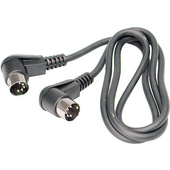 Hosa MID-303RR MIDI Cable 3ft (angled)