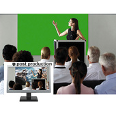 Draper Silhouette/Series M Square Format Manual Front Projection Screen (96 x 96")