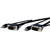 Comprehensive 25' (7.6 m) Pro AV/IT Series Micro VGA HD15 Plug to Plug with Audio Cable
