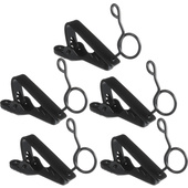 Auray Tie Clips for Sennheiser MZQ2-EW, Pearstone OLM2, Senal OLM and Sony UWP-V (Pack of 5)