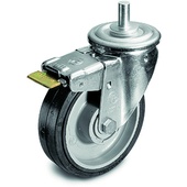 Manfrotto 374-10 Braked Wheel Set (160mm Diameter) - M10 Thread