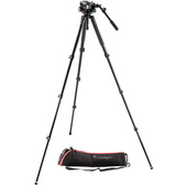 Manfrotto MVK504AQ Spreaderless Video Tripod with MVH504HD Fluid Head