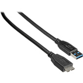 C2G 6.5' (2 m) USB 3.0 A Male to Micro B Male Cable (Black)