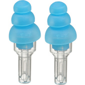 Etymotic Research ER-20 ETY-Plugs Triple-Flange Earplugs (Standard, Clear/Blue)