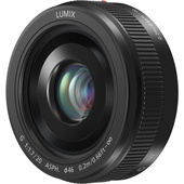 Panasonic LUMIX G 20mm f/1.7 II ASPH. Lens - Black