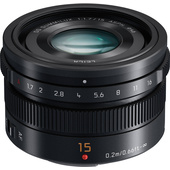 Panasonic LUMIX G Leica DG Summilux 15mm f/1.7 ASPH. Lens (Black)