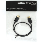 Hyper HyperThin HDMI Cable (2.6', Black)