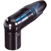 Neutrik NC3MRX-B 3 Pole Right Angle XLR Male Cable Connector