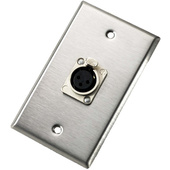Neutrik 103F Single Gang Wallplate with Female Receptacle