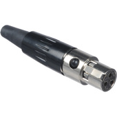Switchcraft Tini-QG Mini XLR 3-Pin Female Cable Mount (Nickel, Silver)
