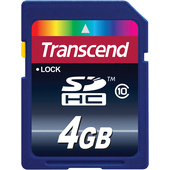 Transcend 4GB SDHC Memory Card Class 10
