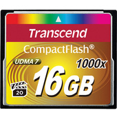 Transcend 16GB CompactFlash Memory Card Ultimate 1000x UDMA
