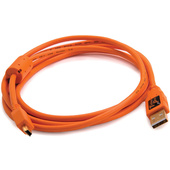 Tether Tools TetherPro USB 2.0 A Male to Mini-B 5 Pin (Orange)
