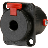 Neutrik NJ3FP6C-BAG Locking Chassis-Mount Female Stereo (TRS) Phone Connector- Black
