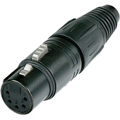 Neutrik NC5FX-B 5-Pole XLR Female Cable Connector
