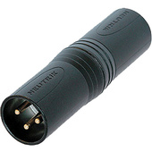 Neutrik NA3MM-B 3-Pole XLR Male to Male Gender Conversion Adapter